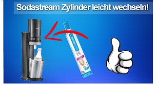 Sodastream Zylinder wechseln  CO2 Flasche tauschen [upl. by Amoreta]