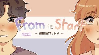 From the Start 💌 Animated MV  Original Characters [upl. by Haidadej623]