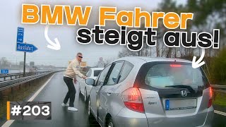 Er steigt auf der AUTOBAHN aus 🥶  GERMAN DASHCAM  203 [upl. by Ecinnej48]