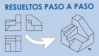 📐 3 EJERCICIOS de PERSPECTIVA Isométrica RESUELTOS  MelganniaTV [upl. by Mcmahon975]