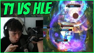 Caedrels Reaction To T1 VS HLE Series [upl. by Bethel]