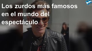 Los zurdos más famosos en el mundo del espectáculo [upl. by Anaitsirhc]