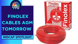 Finolex Cables Fires Up In Trade Ahead Of AGM Tomorrow  CNBC TV18 [upl. by Eidoc45]