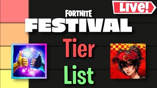 LIVE Fortnite Festival Tier List [upl. by Aviva]