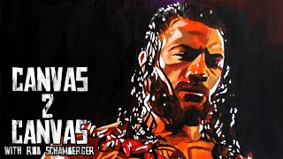 A Timeless Portrait of Undisputed WWE Universal Champion Roman Reigns WWE Canvas 2 Canvas [upl. by Schuh]