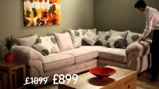 Oak Furniture Land  TV ad Harley Sofa [upl. by Sadoff]