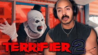 FIRST TIME WATCHING TERRIFIER 2 REACTION [upl. by Gilus]