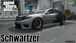 GTA 5 Online Benefactor Schwartzer Mercedes C63 AMG Coupe Fully Customised OG Car [upl. by Desberg]