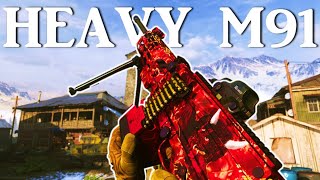 The M91 Warzone Loadout is the ULTIMATE HEAVY LMG Call of Duty Warzone [upl. by Waldack]