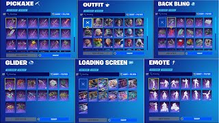 ALL Fortnite GAMING LEGENDS SERIES Cosmetic items in The Game EVERY Skin amp Emotes amp MORE Showcase [upl. by Nnek]