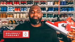 Jordan Brand Employee Gives Back With Shoe Drive JeffsShoeChallenge  SoleSavy Podcast [upl. by Anned]