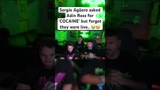 Sergio Agüero asked Adin Ross for ‘COCAINE’ but forgot they were live 😭😭 [upl. by Cordelia]