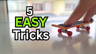 EASIEST Finger Board Tricks YOU Can DO and how to [upl. by Ydnas]