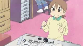 Yuuko turns pencil upside down  funny moment in Nichijou [upl. by Nylloc]