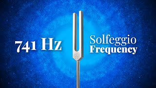 741 Hz Solfeggio Frequency  Tuning Fork  Activate Intuition and Enhance SelfAwareness  Pure Tone [upl. by Eidnil]