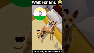 DOG BARKING IN COUNTRY🇮🇳 🇺🇸🇯🇵 INDIAN BIKE DRIVING 3D shorts [upl. by Llecrep]