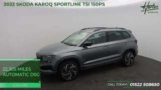 SKODA KAROQ SPORTLINE 15TSI 150PS  2022 [upl. by Enert]