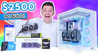 Awesome 2500 Gaming PC Build 2023 🔥 ft NZXT H9 Elite amp RTX 40 Series [upl. by Anelec]