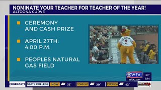 Altoona Curve accepting Teacher of the Year nominations [upl. by Gonagle]