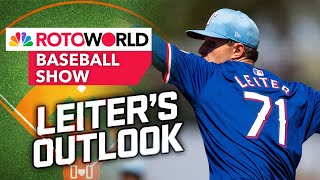 Jack Leiter headlines top call ups  Pitcher whiff rate trends  Rotoworld Baseball Show FULL SHOW [upl. by Emie]