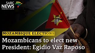 Mozambique Elections  Mozambicans to elect new President Egidio Vaz Raposo [upl. by Zalucki]