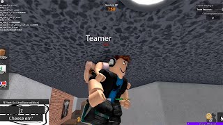 MM2 Hacker vs Teamers 9 [upl. by Eedyak102]