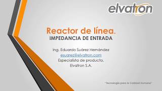 Reactor línea ¿Cuáles son sus funciones y cuándo se debe utilizar [upl. by Clifford997]