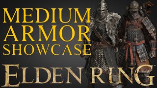 Elden Ring  Full Medium Armor Showcase Every Suit of Medium Armor [upl. by Foskett]