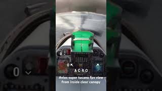 Avios super tucano fpv view from inside clear canopy [upl. by Hadrian]