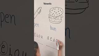 vowels identify l A E I O U  Short video  vowels activities l English vowels l vowels [upl. by Tini]