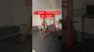 Thoughts during a chest workout  I want abs but I also want jollibee [upl. by Rodl]