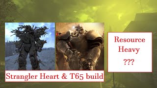 Fallout 76 T65 amp Strangler Heart build guide [upl. by Hgielsel64]