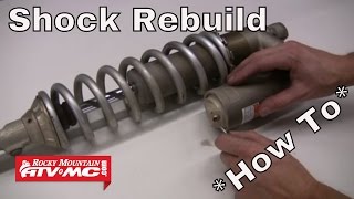 How To Rebuild a Motorcycle Shock [upl. by Akinimod]