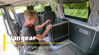 Vangear NanoPod campervan kitchen [upl. by Phillis255]