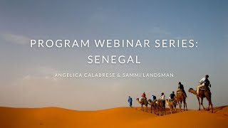 Program Webinar Series Senegal  Where There Be Dragons [upl. by Alden]