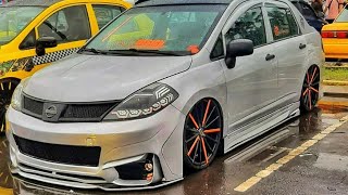 NISSAN TIIDA SEDAN MODIFICADO ⚡⚡ [upl. by Bolt253]