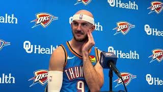 Alex Caruso  Media Day Interview 2024  OKC Thunder  09302024 [upl. by Mcdermott]