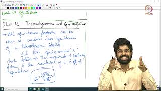 Lec 31 Thermodynamics and equilibrium properties Part 2 [upl. by Lyudmila]