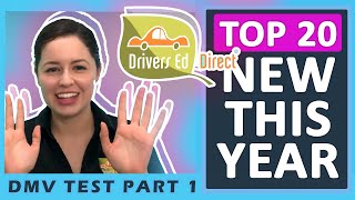 New DMV Test Questions  Top 20 This Year Knowledge Test Brain Busters Part 1 with Permit Quiz Liz [upl. by Grote]