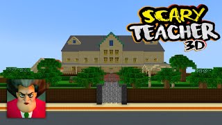 SCARY TEACHER 3D HOUSE IN MINECRAFT [upl. by Eeznyl]