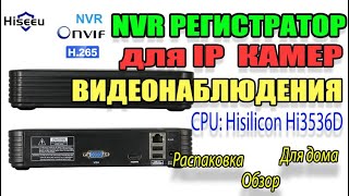 Бюджетный видеорегистратор для IP камер с Алиэкспресс ONVIF P2P IP NVR Сетевой регистратор [upl. by Auvil304]