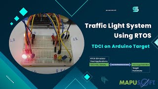 Traffic Light System Using RTOS  TDCI on Arduino Target  RealTime Simulation and Control [upl. by Carmelia]