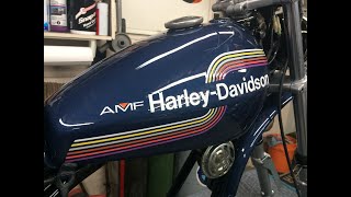 1975 Aermacchi Harley Davidson SX175 full restoration [upl. by Bultman]