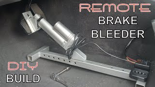 Remote Brake Bleeder  How to bleed brakes by yourself  DIY BUILD  Easiest way [upl. by Adnahsal]