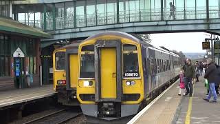 MEADOWHALL TRAIN STATION 15022024 [upl. by Aligna]