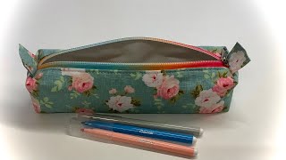 Coudre une petite trousse à crayons 🖍️ couture Madalena [upl. by Emarie]