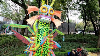 Alebrijes Monumentales están en las calles del México PASEO DE LA REFORMA [upl. by Buzzell]