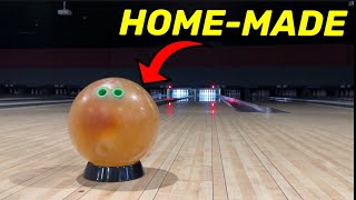 I bowled with a HOMEMADE Bowling Ball [upl. by Conroy358]