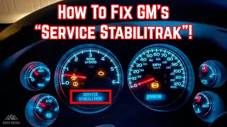 DIY How to Fix GMCChevrolet quotService Stabilitrakquot amp Traction Control Lights [upl. by Yeoz469]