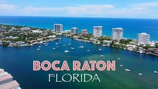 4K Drone Video Around Boca Raton Inlet Beach Lake Inlet Bascule Bridge And More May 2023 [upl. by Kammerer934]